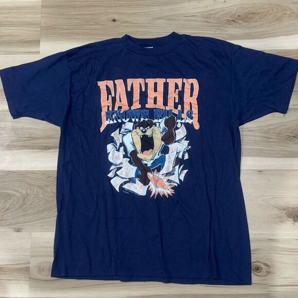 Vintage 90’s Tasmanian Devil Short Sleeve Tee Shirt Men’s XL - Picture 1 of 3